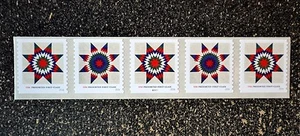 2016USA #5098-5099 25c Star Quilts Presorted First Class Plate Number Coil 5 PNC - Picture 1 of 1