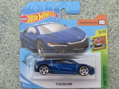 Hot Wheels 2019 #199/250 '17 ACURA NSX blue @K - Image 1 of 2