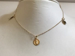 14K MASSIVES GELBGOLD KNÖCHELARMBAND MIT VERSCHIEDENEN CHARMS/10" LANG/HERGESTELLT IN DEN USA - Bild 1 von 3