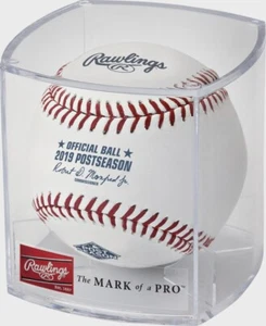MLB Postseason Official Game Baseball 2019 in Vitrine - Bild 1 von 4