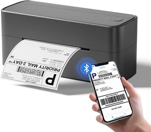 241BT 4X6 Wireless Thermal Label Printer for Samll Business, Bluetooth Shipping - Picture 1 of 7