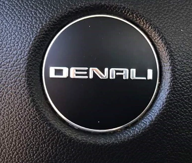 ONE GMC DENALI Steering Wheel Emblem logo badge sign Avalanche GMC Sierra Acadia - Image 1 of 4