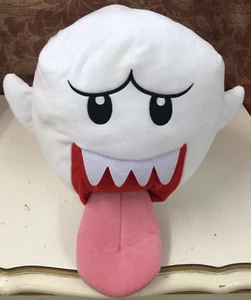 Nintendo Super Mario Brothers Boo Ghost Plush 10" Stuffed Animal 2012 - Picture 1 of 9