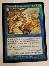 1x FOIL Ancestral Memories MtG Magic 7th Edition English NM x1