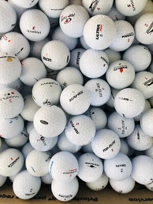 100 pelotas de golf usadas casi nuevas 5A/4A marca surtida Foto 1 de 3