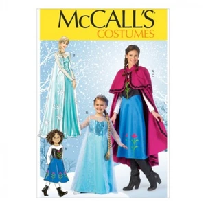 McCalls Mädchen Nähmuster 7000 Elsa Eisprinzessin Kostüme (McCalls-7000-M) - Bild 1 von 11