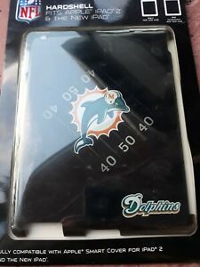 NEW NFL Dolphins Protective Hardshell Case for iPad 2 USA FREE SHIP IE136