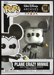 FUNKO POP Walt Disney Archives n°1108 Plane Crazy Minnie Excellent état - Picture 1 of 6