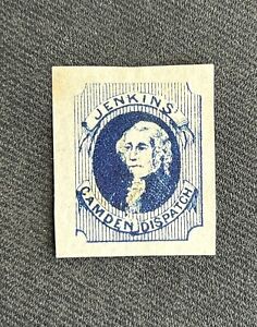 Vintage US Local/City Post Stamp, Jenkins Camden Dispatch