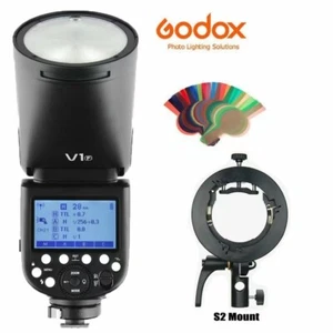 Godox V1-F TTL 2.4G Speedlite Flash 20pcs Color Filters For Fujifilm + S2 Mount - Picture 1 of 11