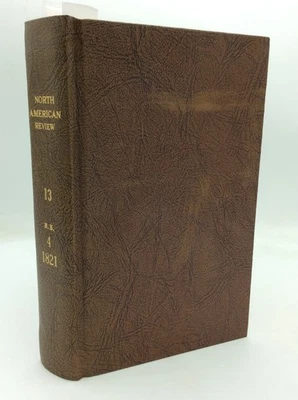 NORTH AMERICAN REVIEW Vol 13 (July - Oct 1821) - vaccination - Bryant poetry - Image 1 of 4