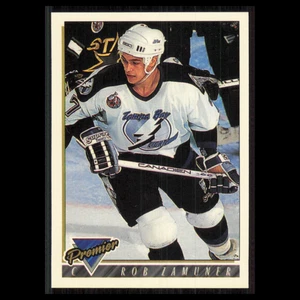 Rob Zamuner #19 1993 Topps Premier Tampa Bay Lightning Hockey Card NHL NM - Picture 1 of 3