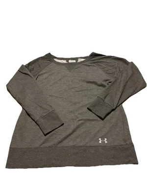 Sudadera para mujer Under Armour semi-ajustada para todas las estaciones raglán, gris, talla XL Foto 1 de 4