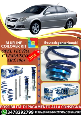 🎀Art.3801 Kit assetto a ghiera Blueline adatto per Opel Vectra C Limousine 🎀 - Imagen 1 de 4
