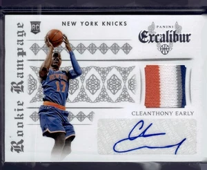 Cleanthony Early 2014-15 Panini Excalibur 4 Color Knicks Patch Auto RC #6 - Picture 1 of 2