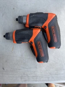 Lot Of 2 BLACK+DECKER BDCS40BI 4-Volt MAX* Lithium  Screwdriver - Picture 1 of 7