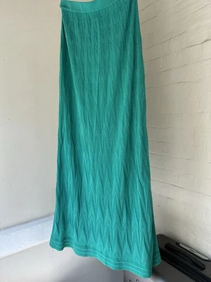 Maxi Vestido MISSONI Sin Tirantes Elástico Tejido Talla Grande L XL IT 46 Minimalista Elegante Foto 1 de 4