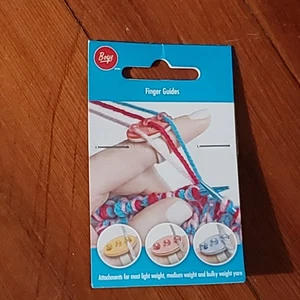 Boye Finger Guides Häkel- und Strickzubehör 3 Stück BRANDNEU VERSIEGELT - Bild 1 von 2