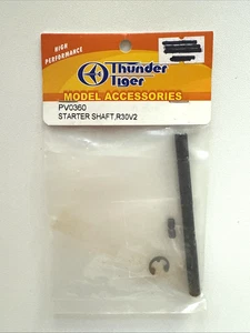 THUNDER TIGER PV0360 STARTER SHAFT RV30V2 NEW OLD INVENTORY - Picture 1 of 2
