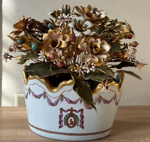 Bellissima urna cappotto floreale in porcellana e smalto Gorham Jane Hutcheson per Gorham - Foto 1 di 24