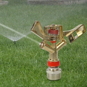 3/4" New Water Impact Sprinkler Full Circle Garden Lawn Grass Irrigation Head - Picture 1 of 6