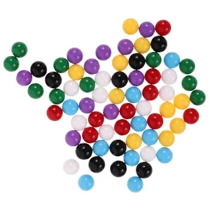 70 piezas de plástico mármol juguete escuela primaria bolas de colores damas chinas canicas - Imagen 1 de 12