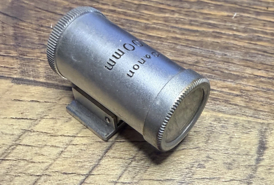 Canon 100mm Auxiliary Finder 银色 — 第 1/1 张图片