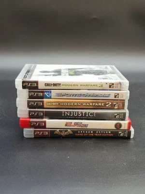 PS3 Lote De 6 Juegos Con Estuches 4 Con Manuales Foto 1 de 4