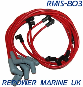 Marine HT Spark Plug Lead Set, Mercruiser V8 EFI Delco EST Ignition - Picture 1 of 1