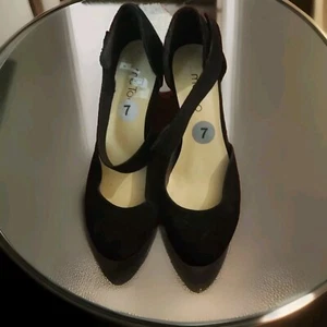 Me Too Womens Wedges Pumps Black Size 7 - Picture 1 of 5