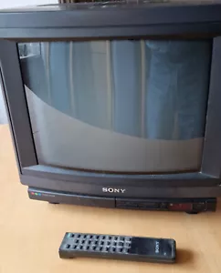 sony black trinitron Farb-TV KM 14D - Bild 1 von 1