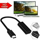 USB C Type C To HDMI Female Adapter Cable TV AV Phone Tablet Sim Android HDTV