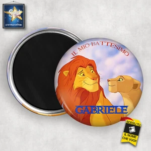 10 Stück Magnet Magnet PERSONALISIERT TAUFE PLATZHALTER KÖNIG LÖWEN GEBURT - Bild 1 von 1