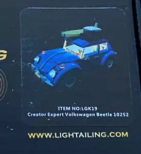 Lightailing LED Lighting For Lego Kit 10252 - Creator Expert Volkswagen Beetle - Picture 1 of 6