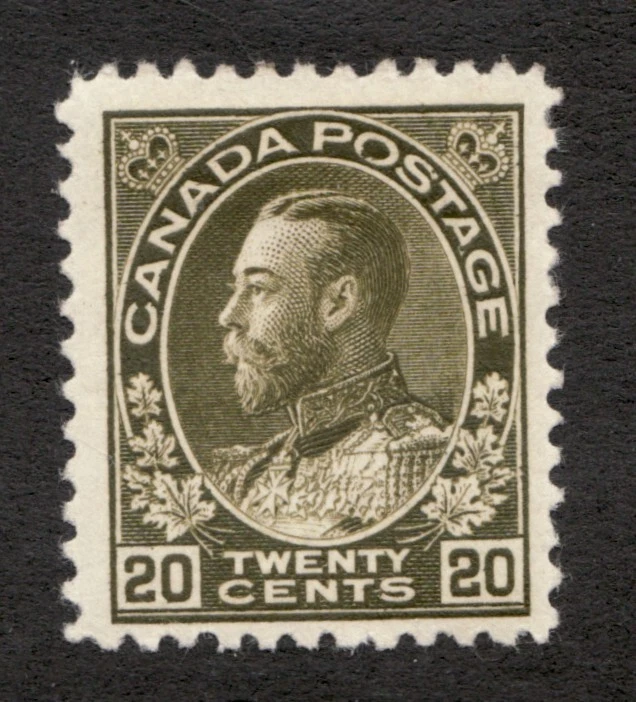 1925 Canada Sc# 119 (b) - 20¢ KGV Admiral of the Fleet. MH  - Image 1 of 1