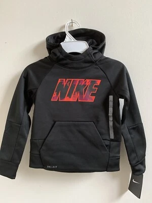 Sudadera con capucha negra talla 4 Nike Little Boys nueva con etiquetas Foto 1 de 3