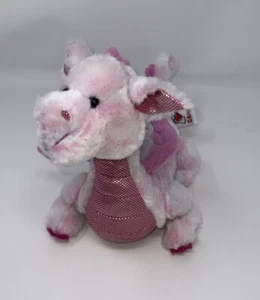 Ganz Webkinz Whimsy Pink Flying Dragon 10" Plush Stuffed Animal - Picture 1 of 6