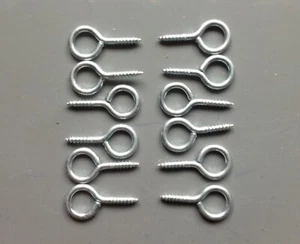 12 NET CURTAIN EYES 22MM LONG - Picture 1 of 1