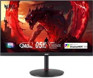 Acer Nitro XV2 - 27in Monitor 2560x1440 240Hz 1ms 400Nit Certified Refurbished - Picture 1 of 5