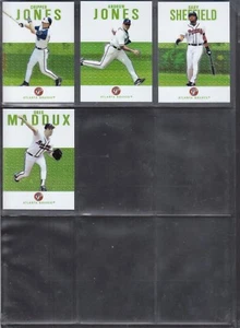 2003 Topps Pristine Braves Team Set, 4 cartas, casi nuevo Chipper Maddux - Imagen 1 de 1