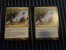 Forbidden Orchard X 2 - Champions of Kamigawa - MTG - RARE MINT