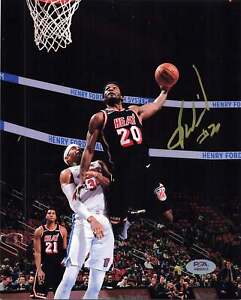 JUSTISE WINSLOW signed 8x10 photo PSA/DNA Miami Heat Autographed