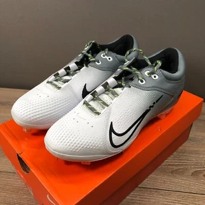 Nike Hyperdiamond 4 Elite Softball Cleats White Grey CZ5917-002 - Women's Size 9 - Picture 1 of 15
