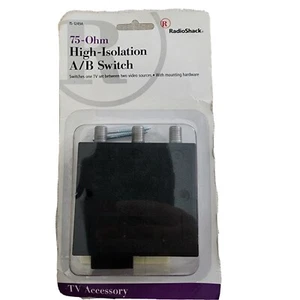 Radio Shack ~ 75 Ohm High Isolation A/B Switch. No. 15-1249A - Picture 1 of 3