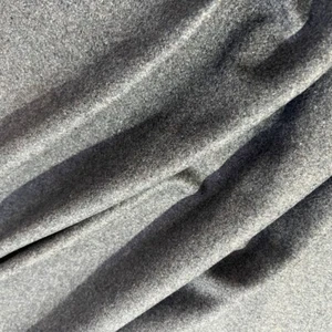 TELA DE LANA MELTON Abrigos suaves italianos pesados prendas chaquetas militares moda - Imagen 1 de 26