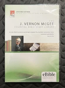 J. Vernon McGee Essential Bible Study Library LOGOS Libronix Software NEW SEALED - Picture 1 of 4