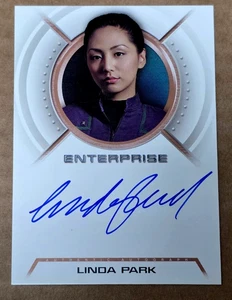 Rittenhouse Star Trek Enterprise Staffel 2 A5 Linda Park Autogramm - Bild 1 von 2