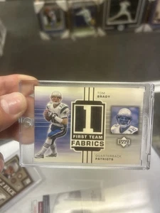 2002 Upper Deck Tom Brady First Fabrics Game Used Jersey - Picture 1 of 4