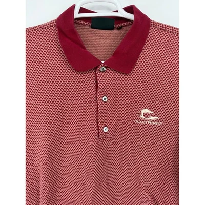 Camisa polo masculina Bobby Jones Ocean Forest Sea Island XL estampa geométrica golfe - Imagem 1 de 4