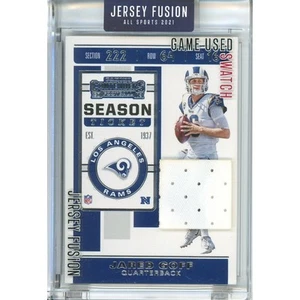 Maglia Jared Goff 2021 Fusion 2019 gioco usato patch - Foto 1 di 2